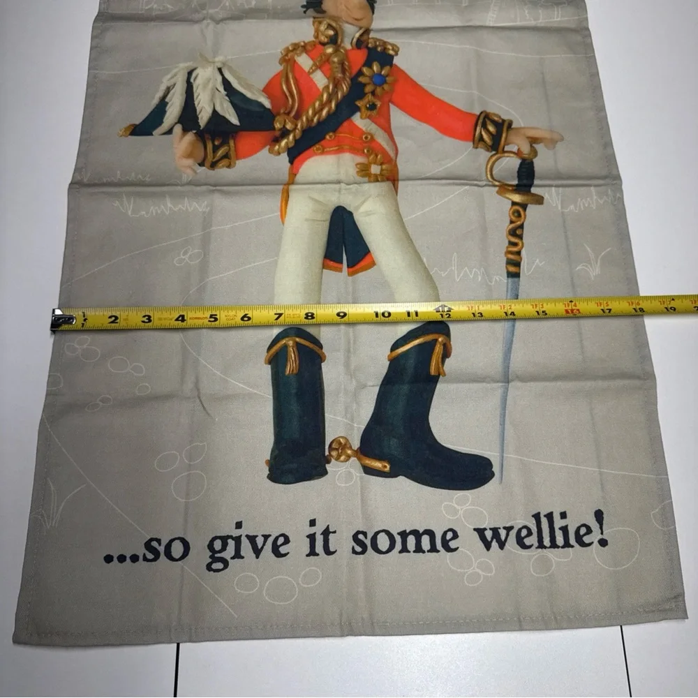 NWT‎ Funny Towel British Soldier Tea Towel Cotton Made England Drying Dishes